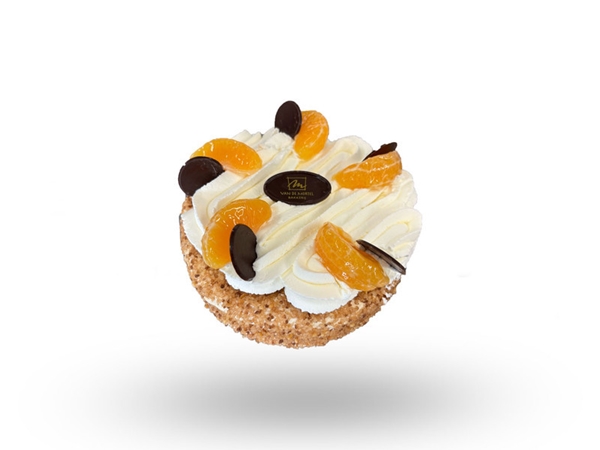 Hazelnoot schuimtaartje